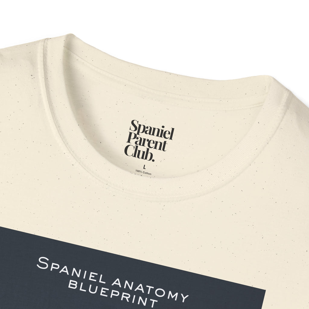 Spaniel Anatomy Blueprint – Technical Illustration Tee