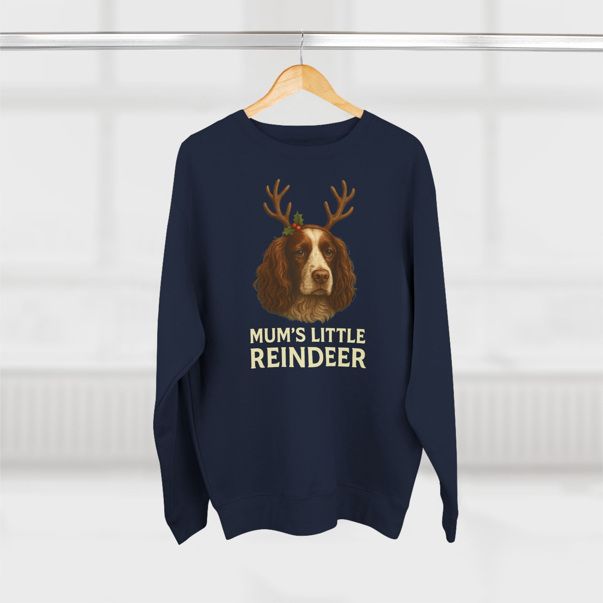 Mum’s Little Reindeer – Festive Spaniel Christmas Jumper