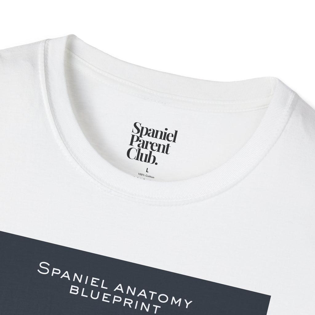 Spaniel Anatomy Blueprint – Technical Illustration Tee