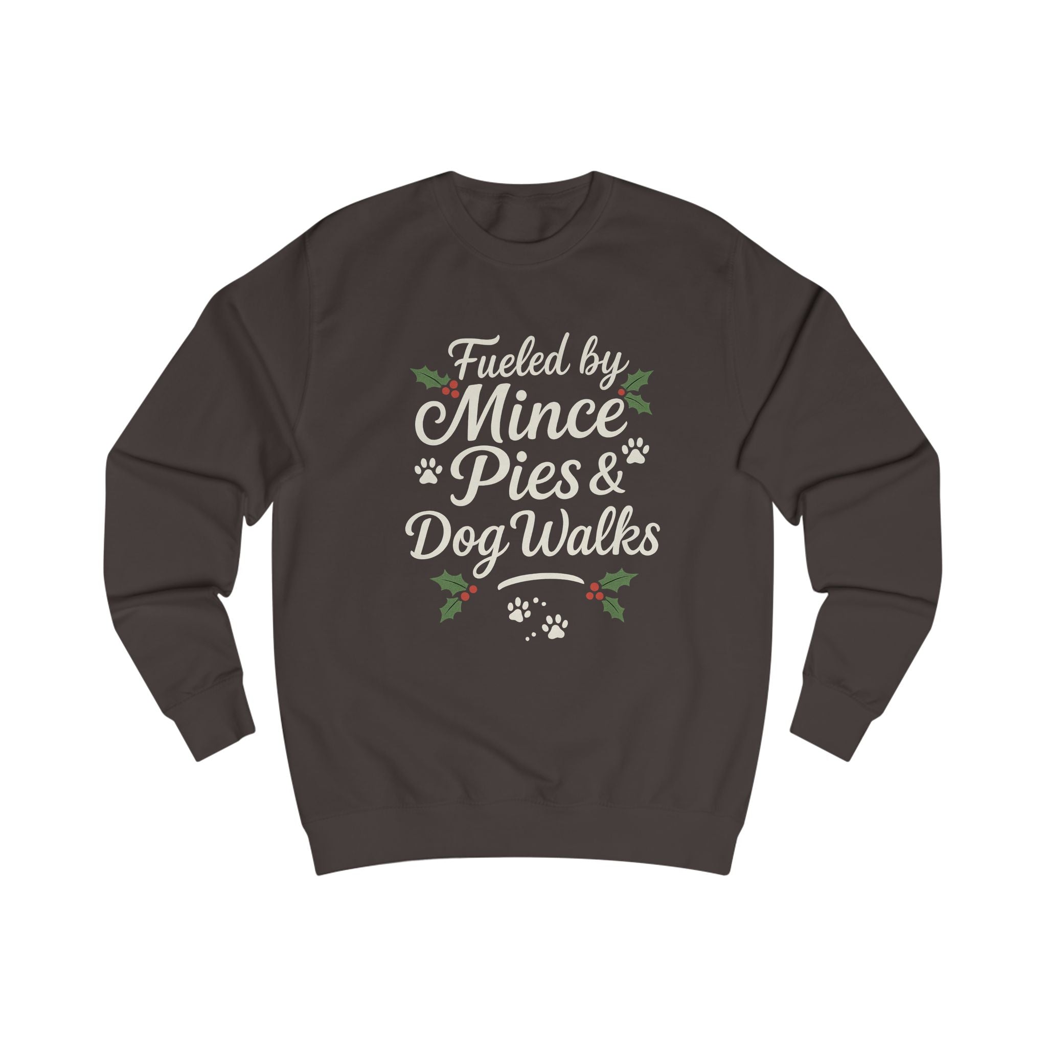 Fueled by Mince Pies & Dog Walks – Festive Dog Mum Jumper