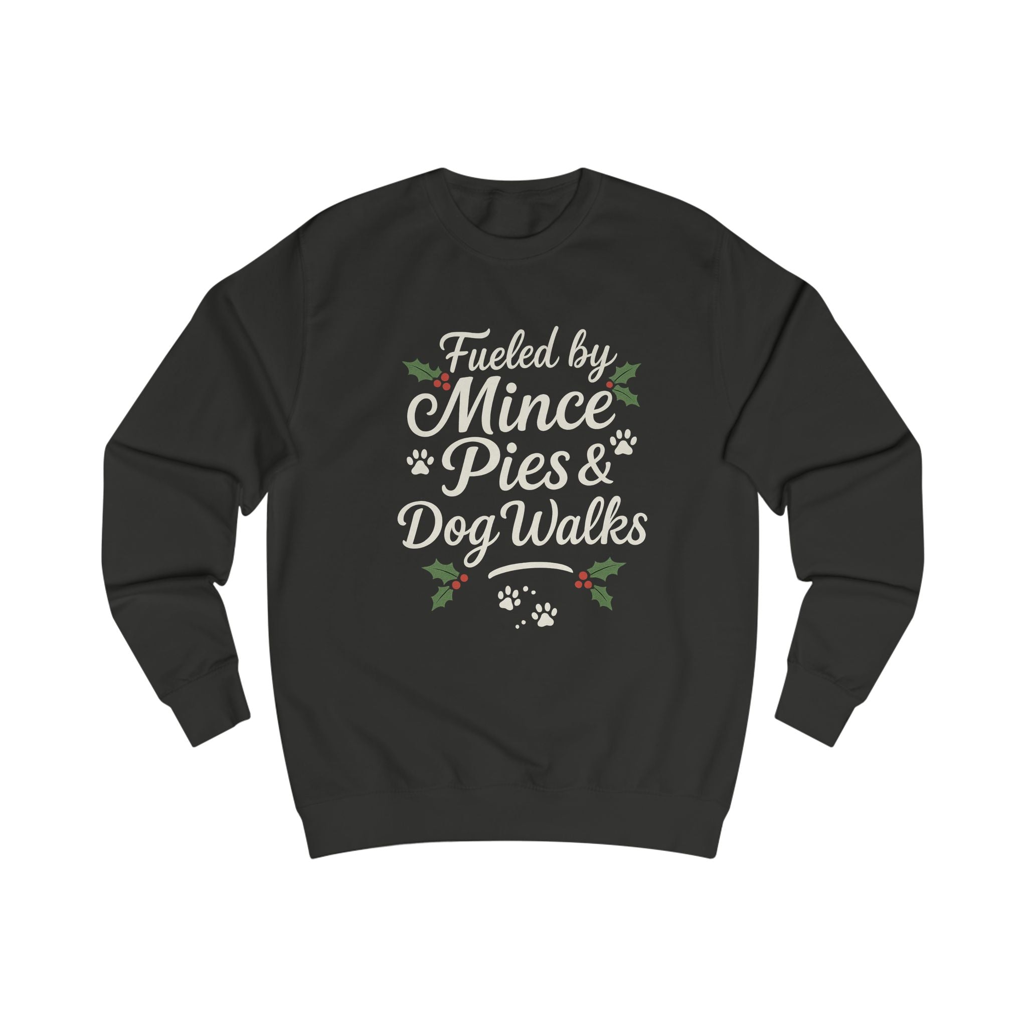 Fueled by Mince Pies & Dog Walks – Festive Dog Mum Jumper