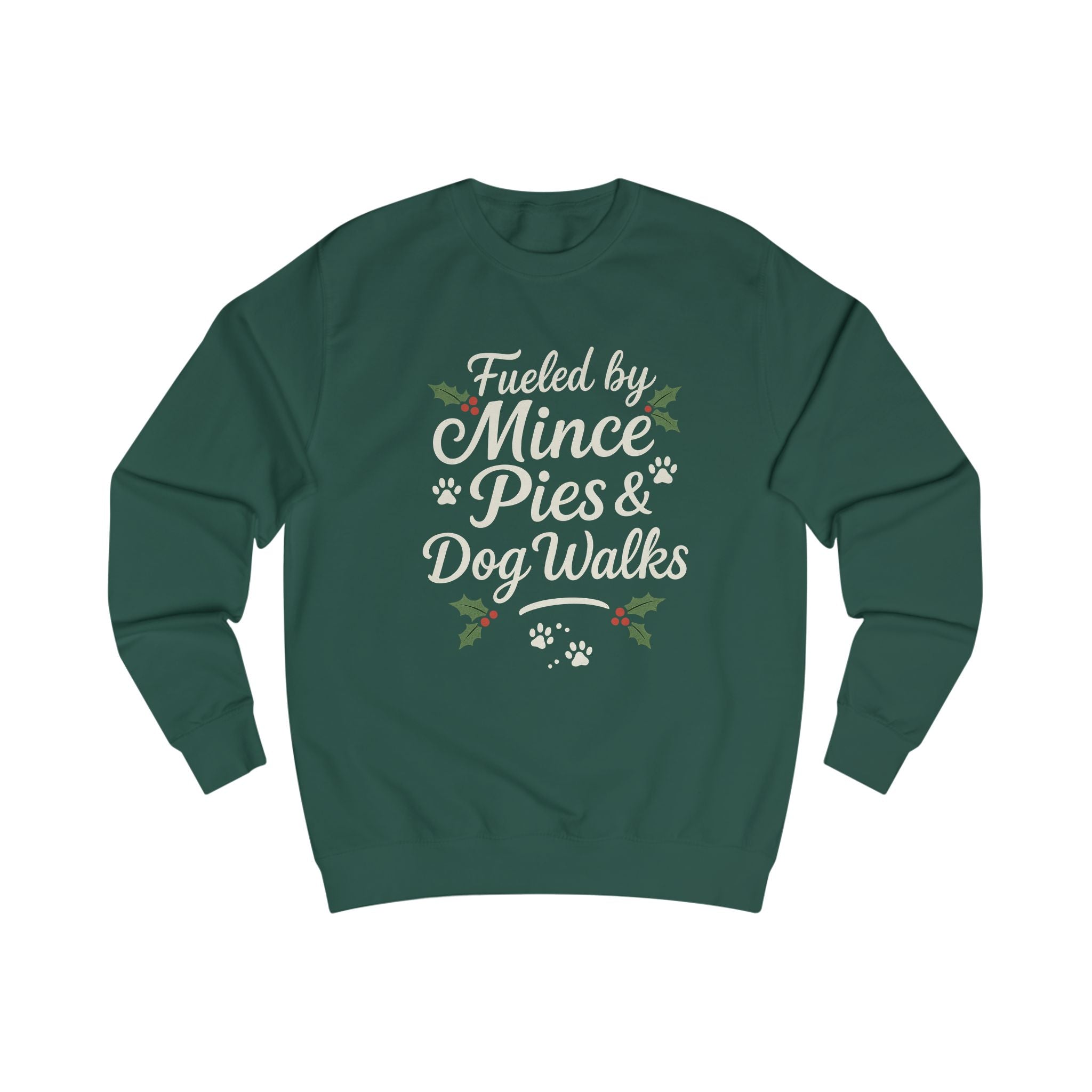 Fueled by Mince Pies & Dog Walks – Festive Dog Mum Jumper