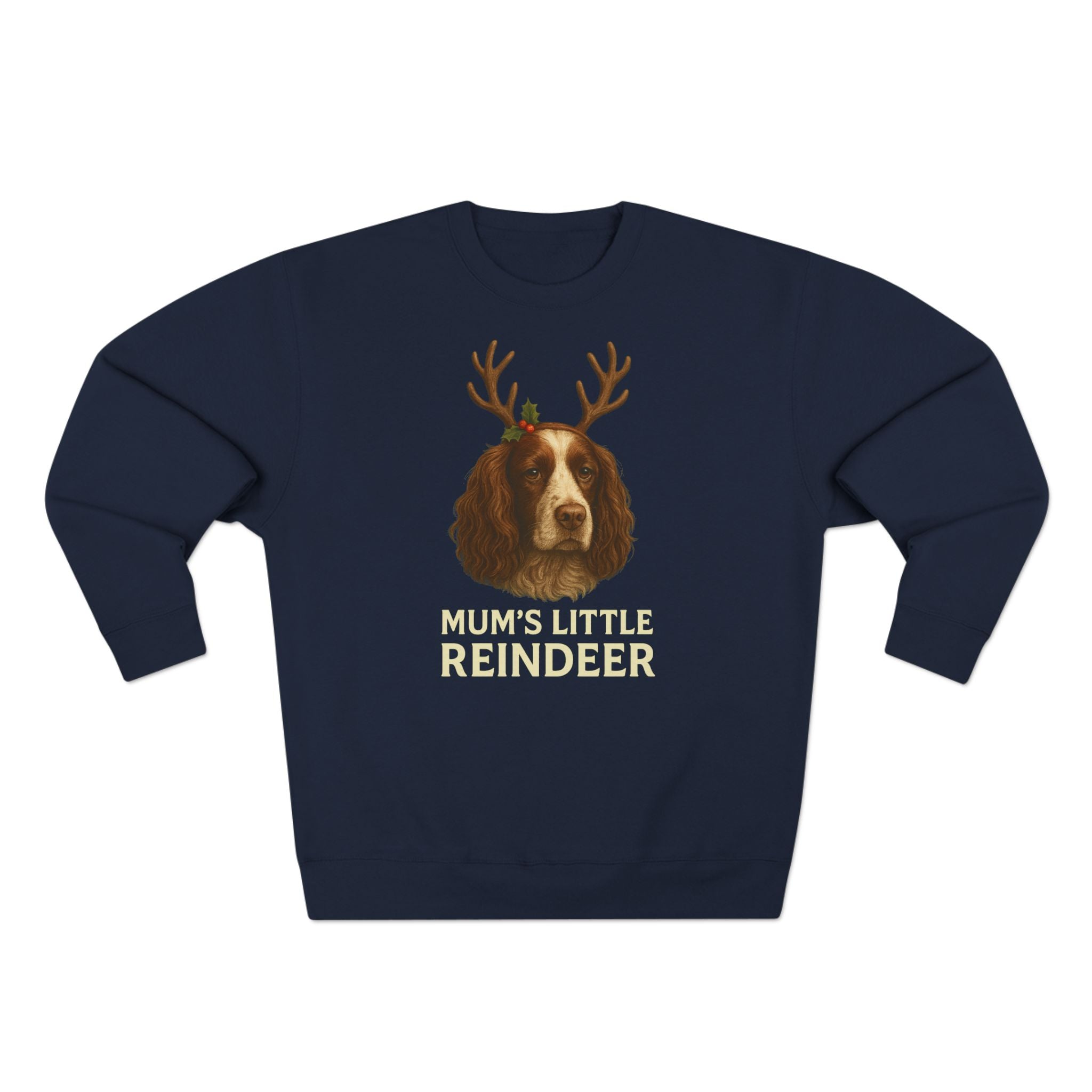 Mum’s Little Reindeer – Festive Spaniel Christmas Jumper